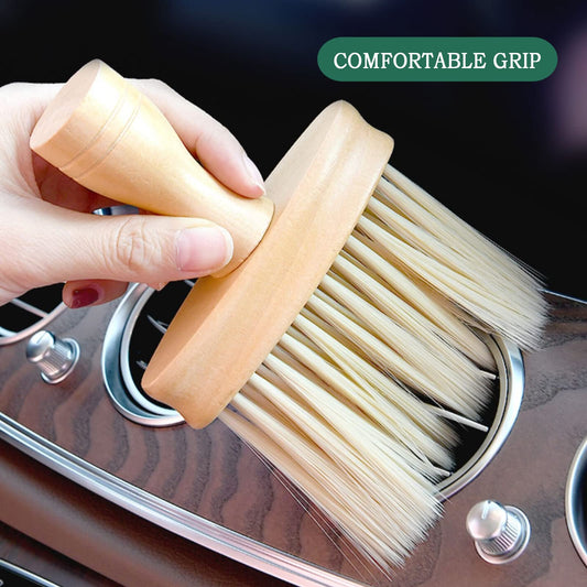 Detailing Brush - Car Interior Brush - Car Accessories - Dust Brush - Air Vent Cleaner - Car Polishing V1189-WXF-260203-00363