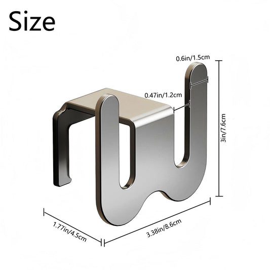 Shoe Rack - Slippers Holder - Bathroom Accessories - Shoe Storage - Wall Hook - Self-Adhesive - Shoe Hanging V1189-WXF-260203-00373