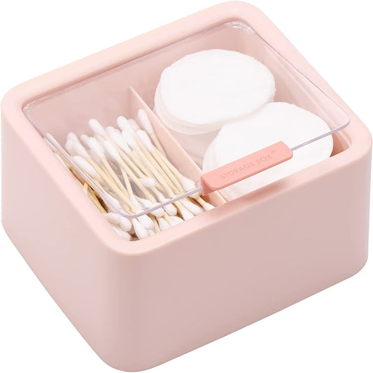 Cotton swab holder - Cotton pad holder - Bathroom organizer - Makeup organizer - Jewelry box - Storage box V1189-WXF-260203-00384