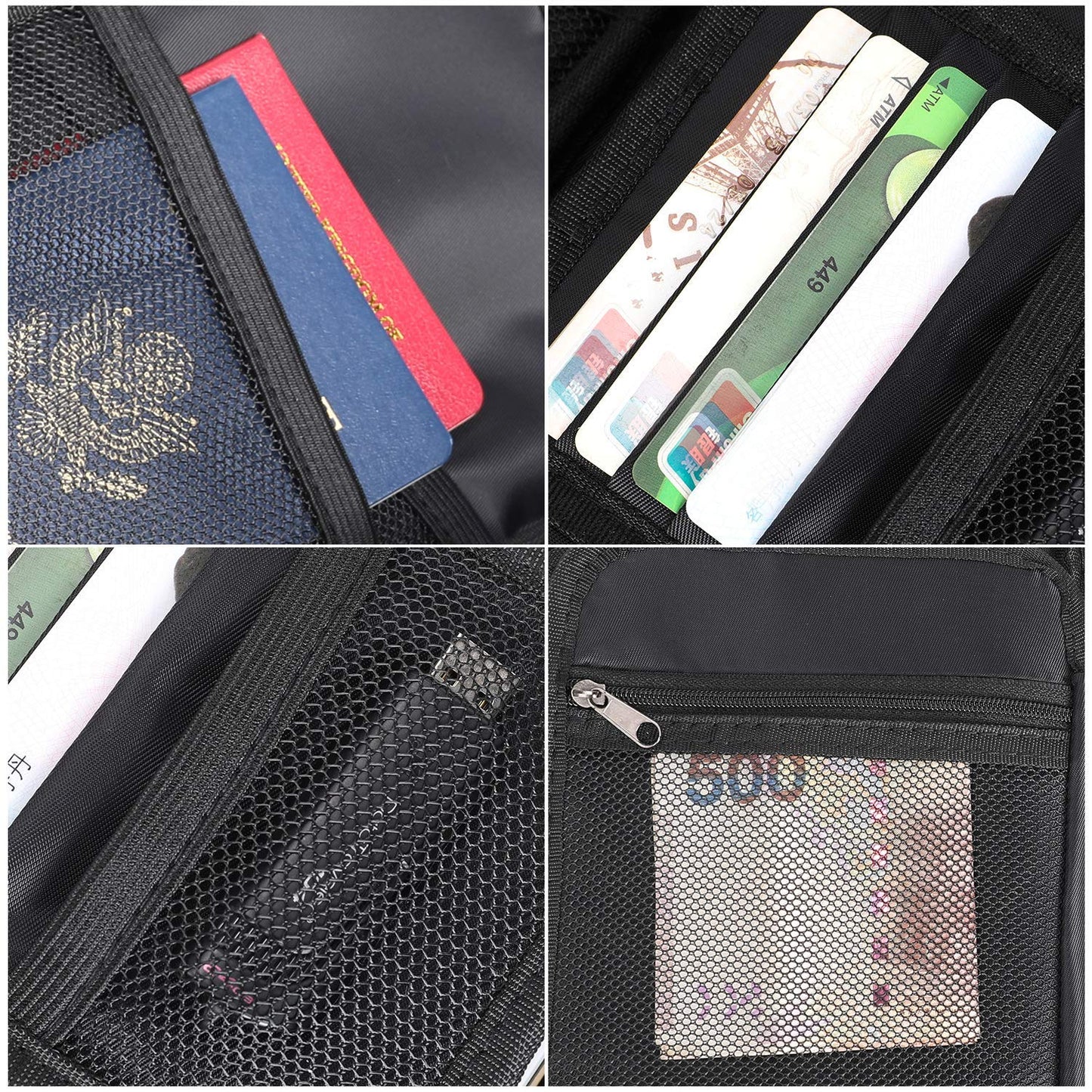 Document Organizer - Storage Bag with Combination Lock - Travel Folder - Documents - Passport Holder - Office V1189-WXF-260203-00403