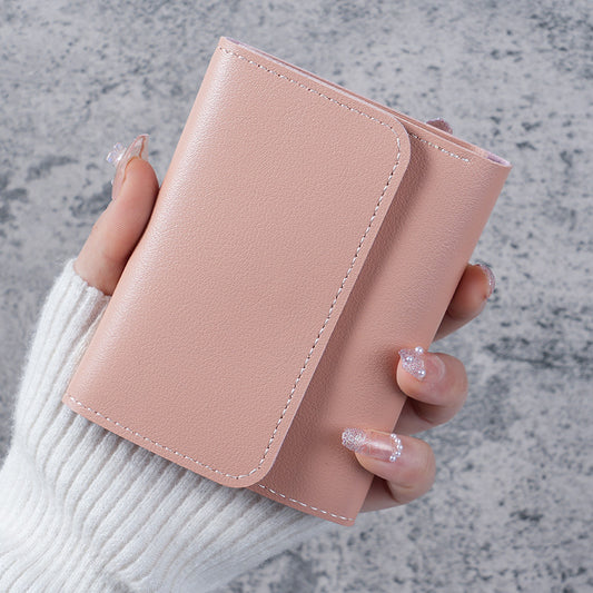 Women's Wallet - Small Women's Wallet - Card Holder - Mini Wallet - Flap Wallet - Faux Leather - Compact Size V1189-WXF-260203-00408