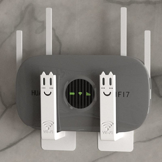 Router Mount Wall - Modem Bracket Without Drilling - WiFi Booster Mounting - Universal Wall Mount - Cable V1189-WXF-260203-00415