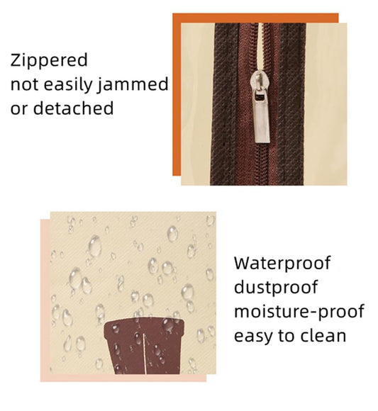 Boot Bag - Shoe Bag - Boot Storage - Dust Cover - Shoe Storage Bag - Travel Organizer - Transparent - V1189-WXF-260203-00425