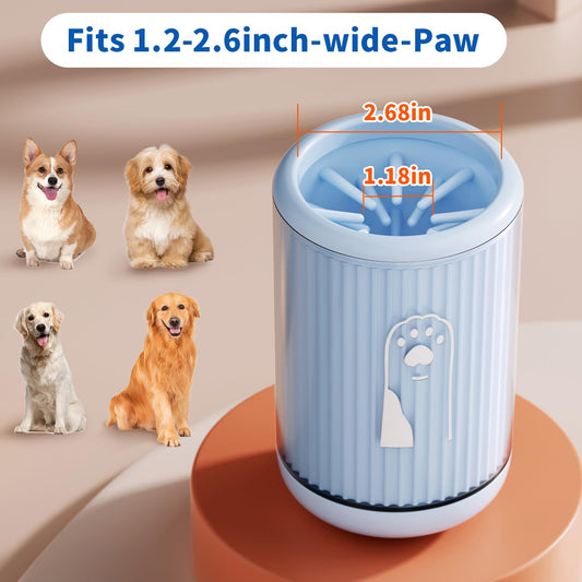 Dog Paw Cleaner - Paw Cleaner - Dog Paw Cleaner - Dog Accessories - Foot Cleaner - Coat Care - Dog Brush - V1189-WXF-260203-00432