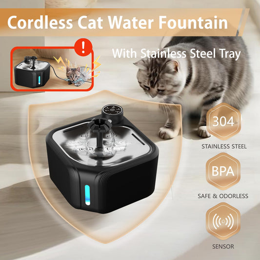Cat Drinking Fountain - Water Fountain - Dog Drinking Bowl - Automatic Drinking Bowl - Cat Fountain - Dog V1189-WXF-260203-00473