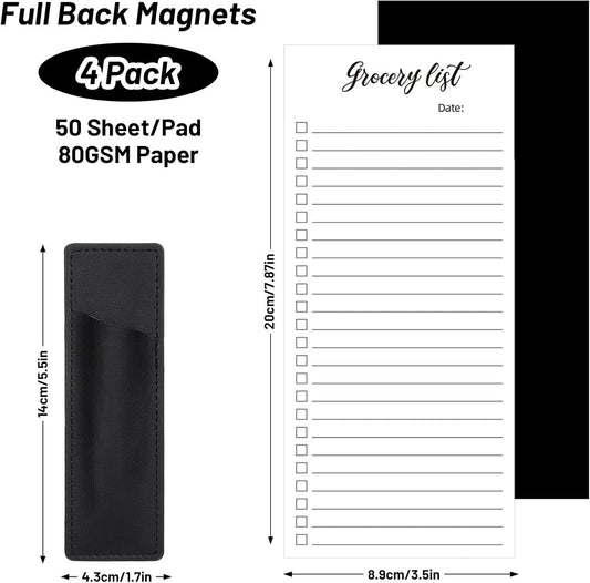 Magnetic Notepad Fridge - Grocery List - Weekly Planner - To Do List - Meal Planner - Memo Pad - Writing Pad V1189-WXF-260203-00479