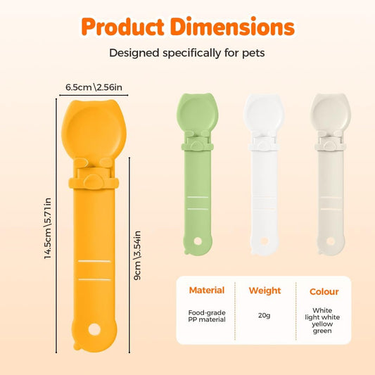 Cat Food Spoon - Cat Treats - Lick Snack - Liquid Snack - Feeding Spoon - Pet Supplies - Pet Accessories - V1189-WXF-260203-00516