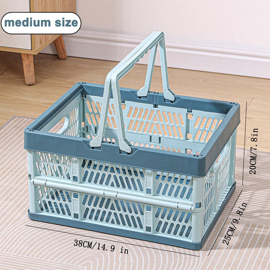 Folding Crate - Folding Crate - Shopping Basket - Storage Basket - Collapsible Basket - Shopping Crate - V1189-WXF-260203-00521