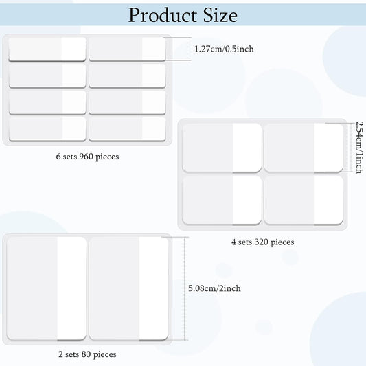 Sticky notes - Page markers - Index tabs - Sticky notes - Bookmarks - Transparent - Tabs - Office supplies - V1189-WXF-260203-00537