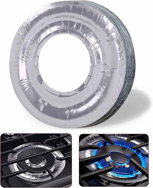 Gas stove protectors - Gas burner protectors - Aluminum foil gas stove - Gas stove foil - Kitchen accessories V1189-WXF-260203-00539