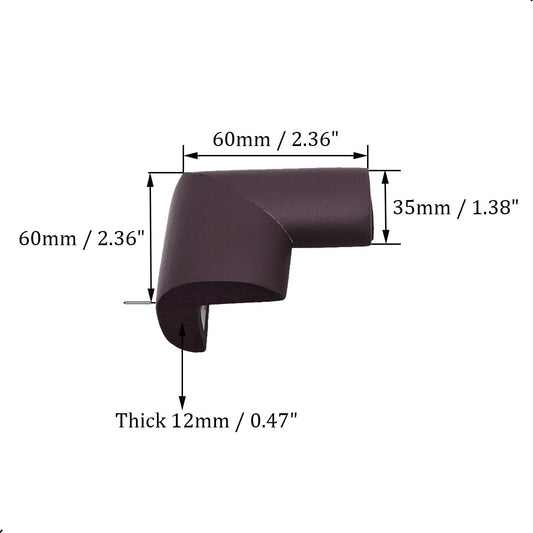Corner protectors - Table corners - Furniture bumpers - Table protector - Protective corners - Furniture V1189-WXF-260203-00547