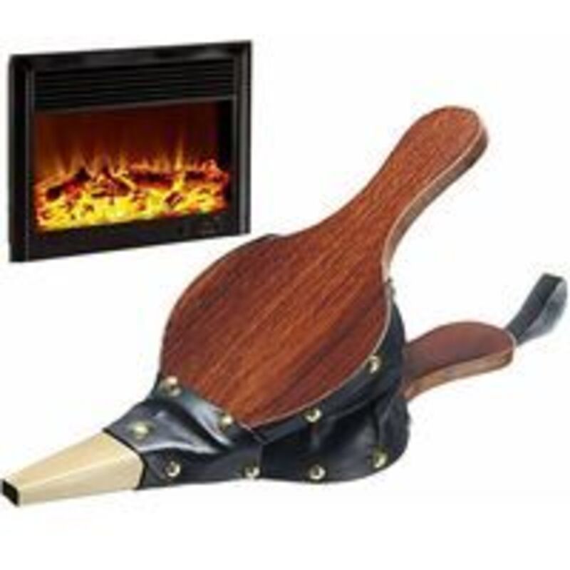 Chimney Bellows Vintage Wood Fire Blower, 30.5 x 12.5 cm V1189-WXF-521-0076