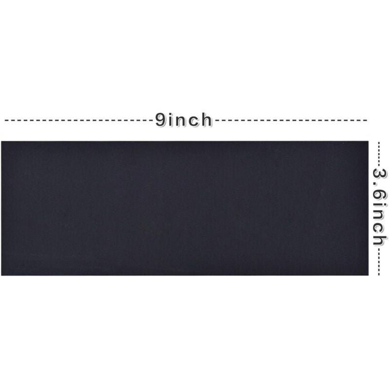 10 Pcs 2000 Grit Sandpaper Dry or Wet Abrasive Sheets, 9 x 3.6 in V1189-WXF-521-0082