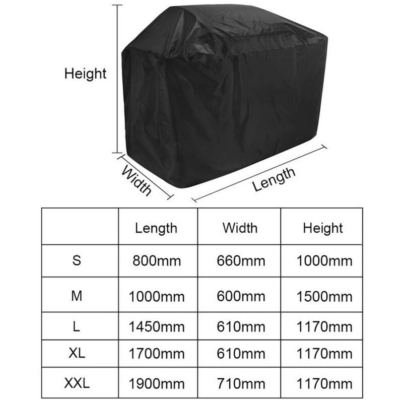 Barbecue Cover Waterproof Dustproof UV Resistant Oxford Fabric, 80 x 66 x 100 cm V1189-WXF-521-0095