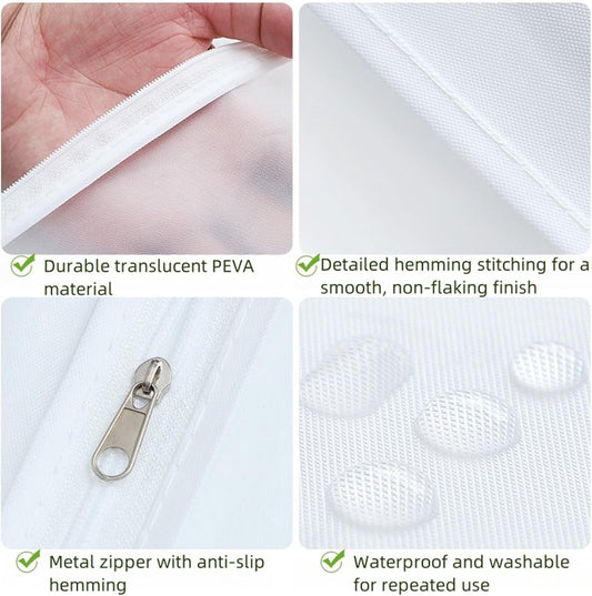 5-piece - Garment bag - dust bag - dust cover - clothing storage bag - central zipper - storage accessories - V1189-WXFBOL-155-1