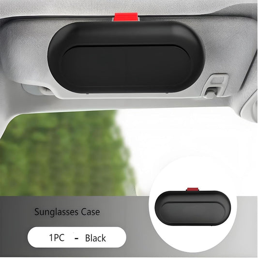 Glasses case - car glasses frame - sun visor sunglasses holder - car glasses case - multifunctional storage V1189-WXFBOL-35-1