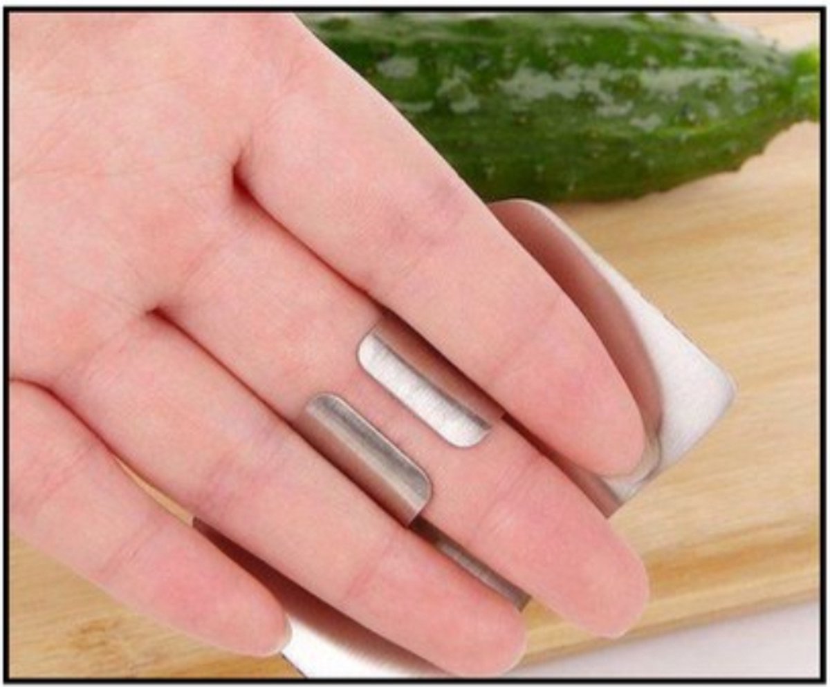 Finger Protector | Dishwasher Safe | Stainless Steel | Extra Stable V1189-WXFBOL-41-1