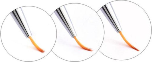 Nail Art Pens Set of 3 | Nail Brushes | silver V1189-WXFBOL-73-2