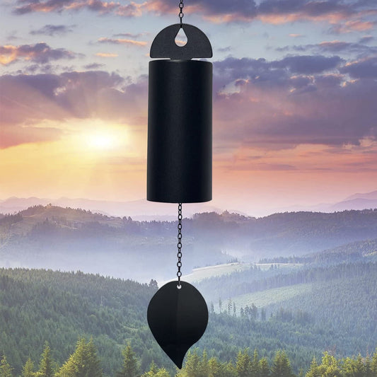 Deep Resonance Serenity Bell Large Metal Cylinder Wind Chimes Outdoor Windbell Deep Tone 30 Inch Garden Wind V1189-WXFWAL-20260319-00032