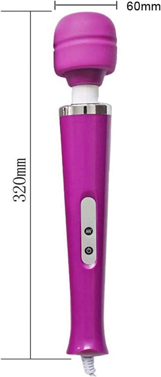 Tutuviw 10 Speeds Wired Powerful Handheld Electric Back Massager with Strong Vibrations, Personal Therapy V1189-WXFWAL-20260319-00060