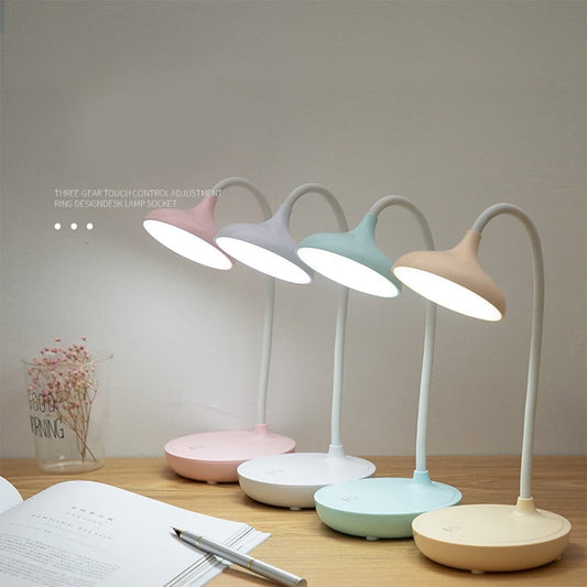 LED Desk Lamp with USB Ports,Touch Desk Lamps for Home Office with 3 Brightness Desk Light with Small Night V1189-WXFWAL-20260319-00144