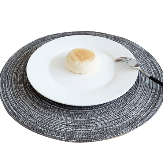 Round Placemats Set of 4, Cotton Woven Placemat Heat-Resistant Non-Slip Washable Table Mats for Dining Table V1189-WXFWAL-20260319-00347
