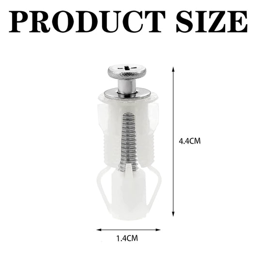 2pcs Toilet Fixings Toilet Seat Fittings And Fixtures, Stainless Steel Toilet Seat Screws Top Fixing Toilet V1189-WXFWAL-20260319-00360