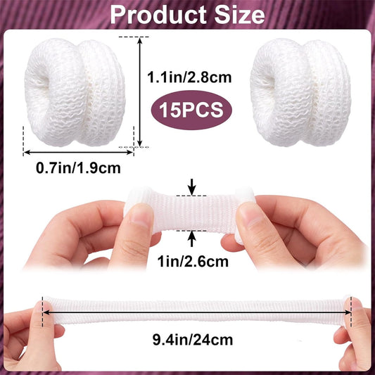 Cotton Finger Cot,Tutuviw 9.8x1 Inch Finger Bandages Protectors,Elastic Thumb Gloves Protectors,Dressing V1189-WXFWAL-20260319-00369