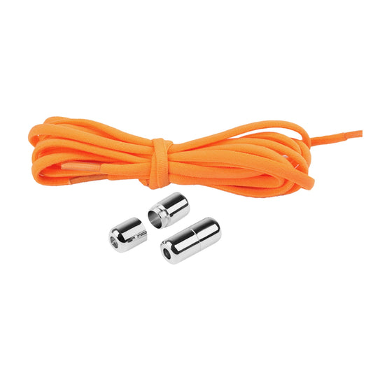 harmtty 1 Pair Sneaker Shoelaces Wear-resistant Elastic with Metal Buckles Lock Shoe Laces for Slip On V1189-WXFWAL-20260319-00382