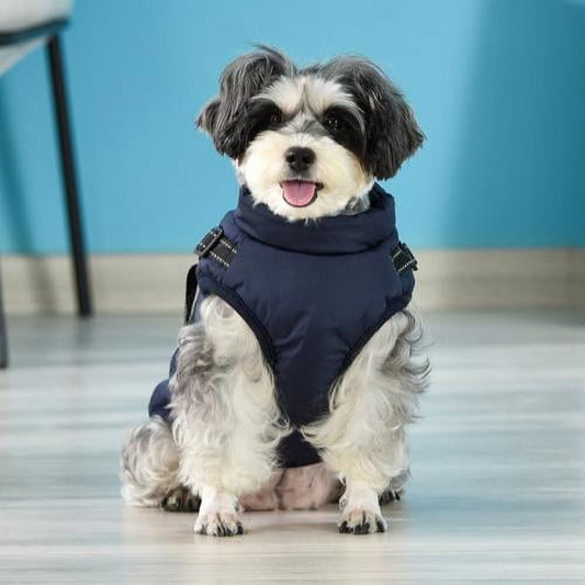 Warm Dog Jacket, Snowproof Windproof Waterproof Dog Winter Coat for Cold Weather - Soft Fleece Lining and V1189-WXFWAL-20260319-00393