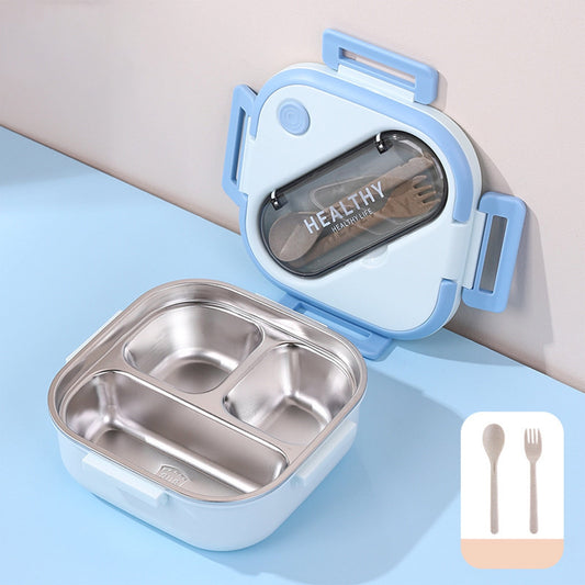 Aespoir Lunch Box, Toddler Lunch Box, Leak-Proof, Four-Sided Clasp for School,Camping,Travel, 7.5x7.5x3 In V1189-WXFWAL-20260319-00408