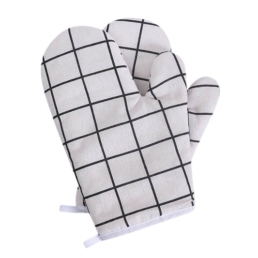 Heat Resistant Oven Gloves,Extra Thick Cotton Kitchen Mitts for Baking, Grilling, BBQ,Non-Slip Microwave & V1189-WXFWAL-20260319-00437