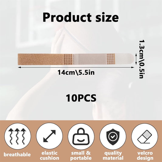Hook and Loop Finger Wrap,Tutuviw 10 Pcs Washable and Reusable Buddy Straps for Fingers,Buddy Tape Finger V1189-WXFWAL-20260319-00495