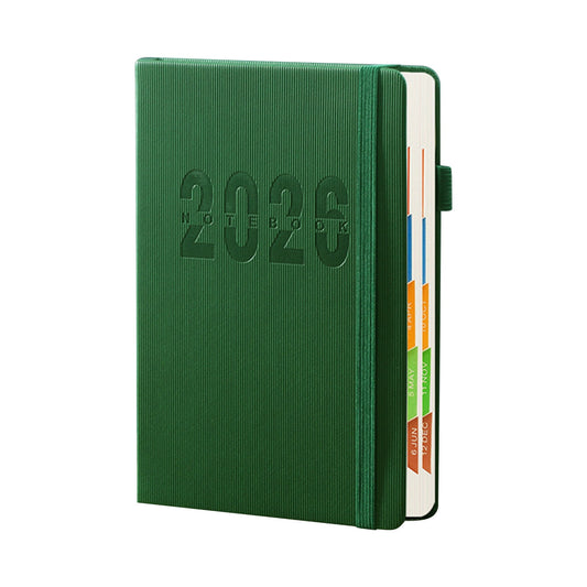 2026 Weekly Planner Notebook, Daily Planner Hardcover Calendar with Tabs and Pen Strap, 200 Pages Journaling V1189-WXFWAL-20260319-00570