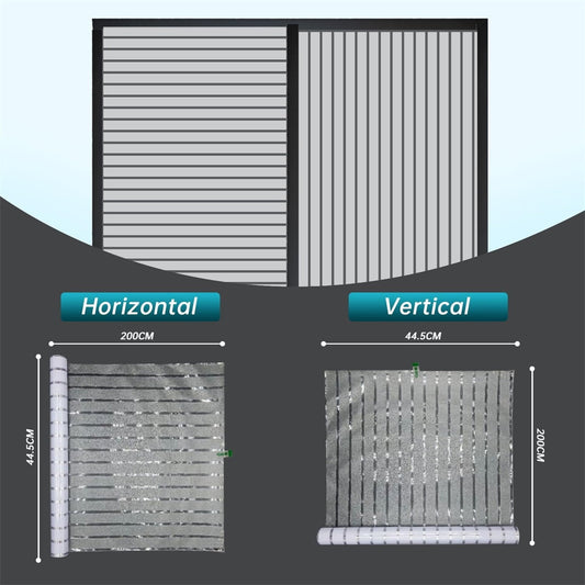 Tutuviw Privacy Window Film Frosted Glass Window Film 17.5 x 78.7 in No Glue Window Static Cling Glass Door V1189-WXFWAL-20260319-00610