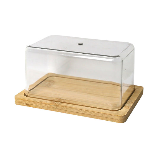 Glass Butter Dish with Airtight Lid, Keeps Butter Soft, Countertop and Refrigerator Door Shelf, Butter Tray V1189-WXFWAL-20260319-00642