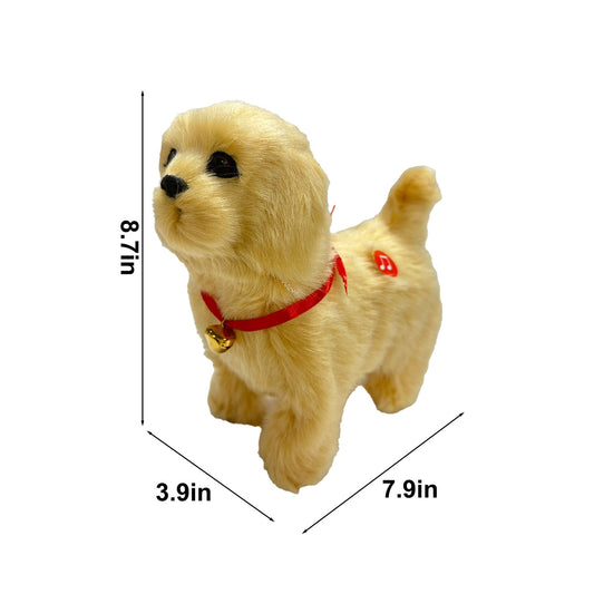Simulation Dog Toy, Lifelike Stuffed Interactive Pet Toy, Stuffed Animals Electronic Puppy with Sound & V1189-WXFWAL-20260319-00777