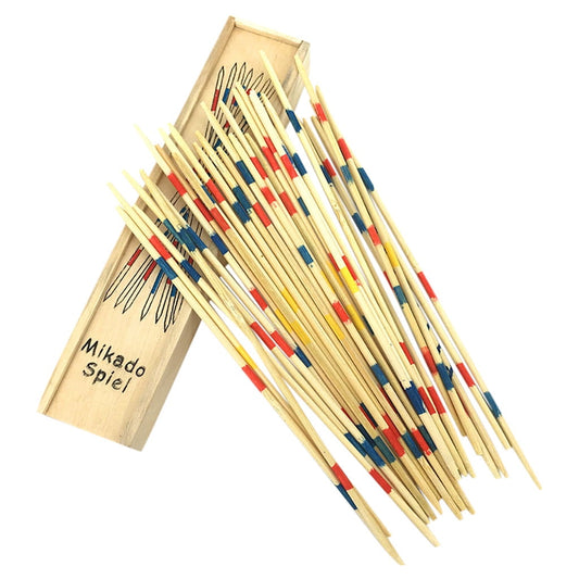 31PCS Pick Up Sticks, Wooden Pick Up Sticks Game with Gift Box, Classic Table Game Funny Family Board Game V1189-WXFWAL-20260319-00783