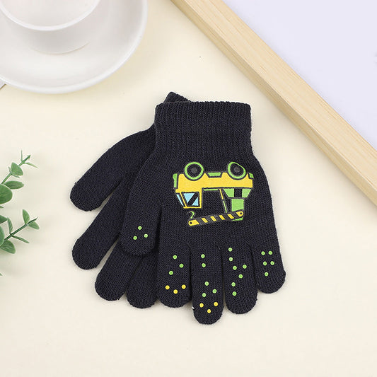 GXWEA 2T Gloves Kids Waterproof Gloves Kids Gloves Winter Gloves Thick Gloves Stretchy Warm Gloves Boys Girls V1189-WXFWAL-20260319-00843