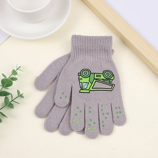GXWEA 2T Gloves Kids Waterproof Gloves Kids Gloves Winter Gloves Thick Gloves Stretchy Warm Gloves Boys Girls V1189-WXFWAL-20260319-00845