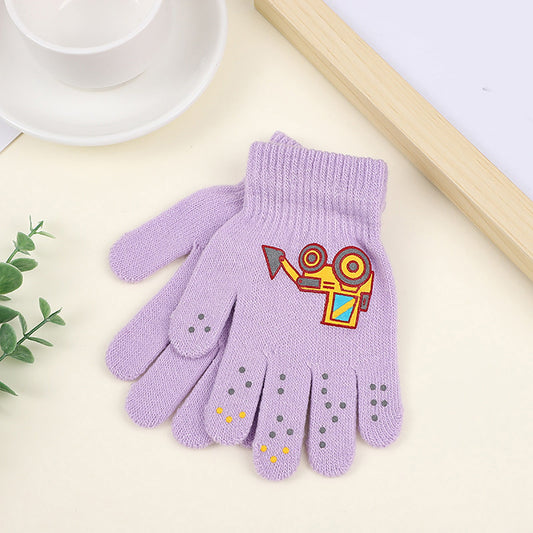 GXWEA 2T Gloves Kids Waterproof Gloves Kids Gloves Winter Gloves Thick Gloves Stretchy Warm Gloves Boys Girls V1189-WXFWAL-20260319-00846