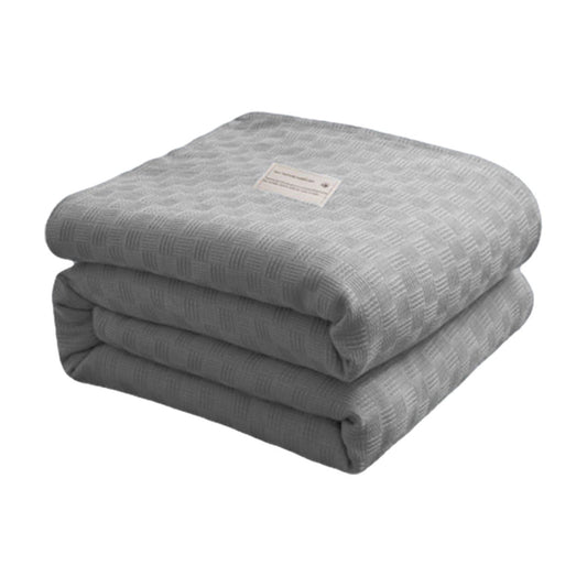 59x39" 100% Cottons Blanket, Soft and Breathable Bed Blanket, Multi-functional Bed Blanket for All Season, V1189-WXFWAL-20260319-00934