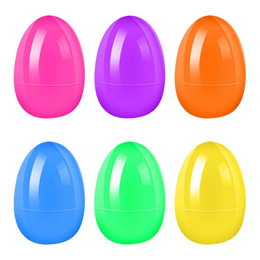 Fillable Easter Eggs 2.3 Inch, Bright Plastic Empty Surprise Eggs, for Easter Egg Hunts Party Favors, Random V1189-WXFWAL-20260319-01058