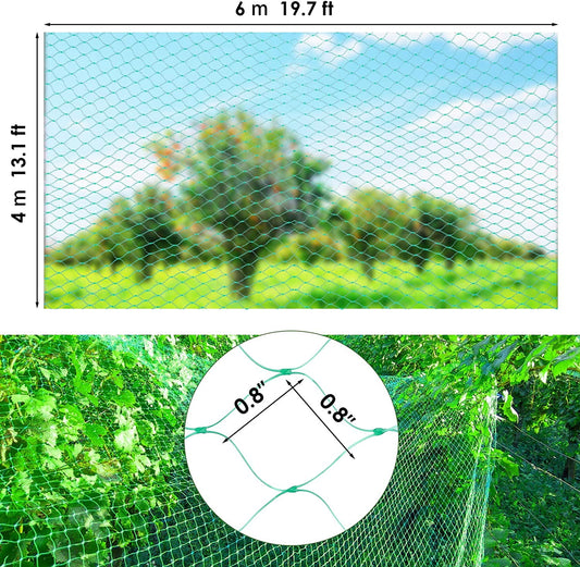 Tutuviw Bird Netting Garden Netting Pest Barrier,Cicada Netting for Garden Against Birds, Deer,Squirrels(13 x V1189-WXFWAL-20260319-01063