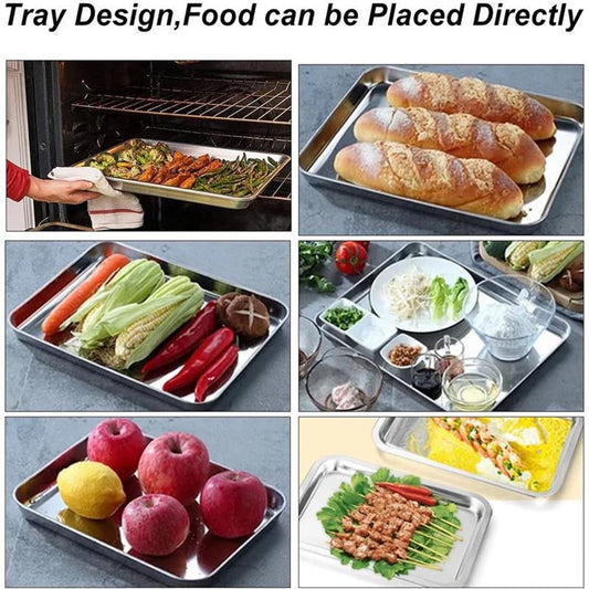 Baking Sheet With Cooling Rack, Half Sheet Pan With Wire Rack Set, Oven Baking Tray and Rack V1189-WXFWAL-20260319-01074