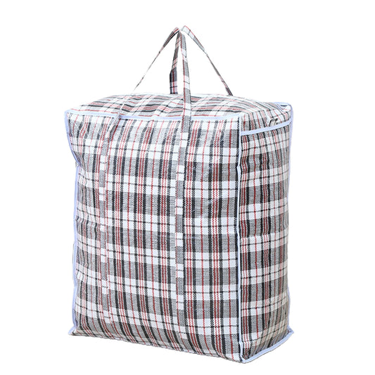 Dream Lifestyle Large Capacity Storage Bags, Large Checkered Storage Laundry Bag with Zipper & Handles for V1189-WXFWAL-20260319-01115