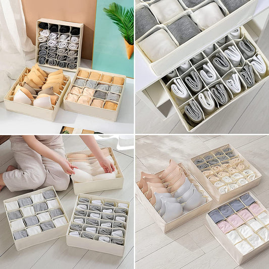 Tutuviw Wardrobe Clothes Organizer for Jeans, Upgraded Drawer Organizers for Clothing with Handle Foldable, V1189-WXFWAL-20260319-01129