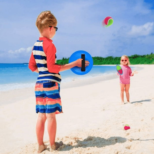 Tutuviw Toss and Catch Ball Set - Paddle Ball and Catch Game for Adults - Sticky Ball Catch Set - 2 Paddles, V1189-WXFWAL-20260319-01180