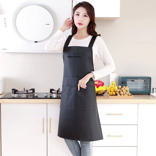 Waterproof Rubber Vinyl Apron - Heavy Duty Model - Stay Dry - Industrial Chemical Resistant Plastic - Leather V1189-WXFWAL-20260319-01337