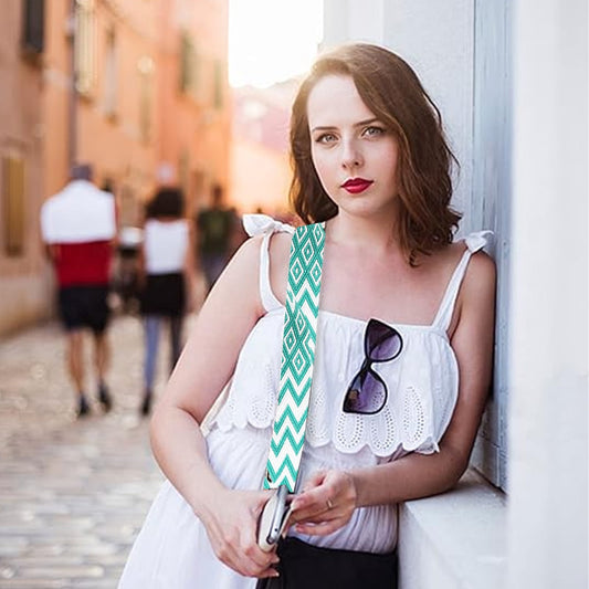 Replacement Crossbody Strap Handbag Guitar Strap Purse Shoulder Strap Adjustable Retro Jacquard - Dark blue V1189-WXFWAL-20260319-01350